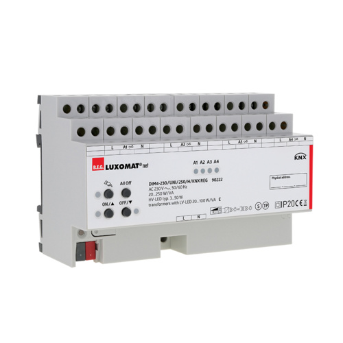Универсальный диммер KNX, 4-канальный, DIM4-230/UNI/250/H/KNX REG - купить у официального поставщика