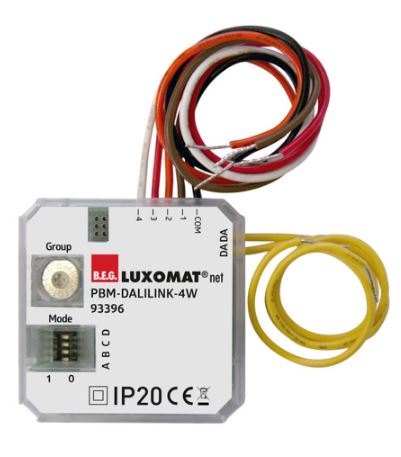Кнопочный модуль DALI-LINK для установки в подрозетники, PBM-DALI-LINK-4W - купить у официального поставщика