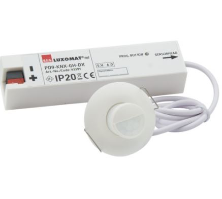 Мини датчик присутствия  360°, 3,5 м,  Deluxe,PD9-KNXs-GH-DX-FC / белый - купить у официального поставщика