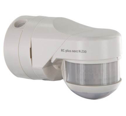 Датчик присутствия уличный 230°, Deluxe, RC-plus next N 230 KNXs-DX / белый - купить у официального поставщика